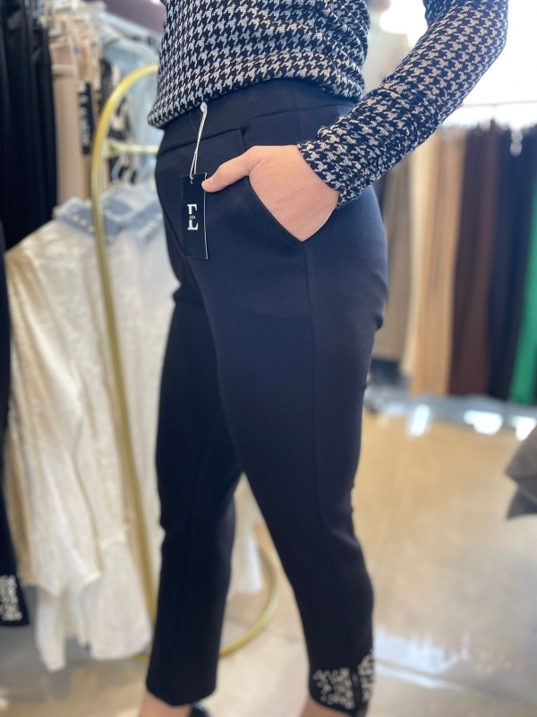 Modal Kumaş İncili Pantolon