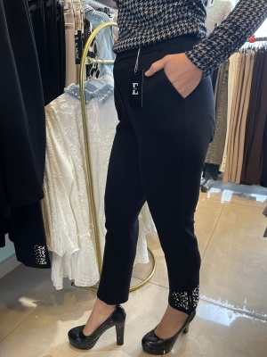 Modal Kumaş İncili Pantolon