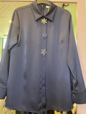 Tığ Triko Saten Etekli Takım